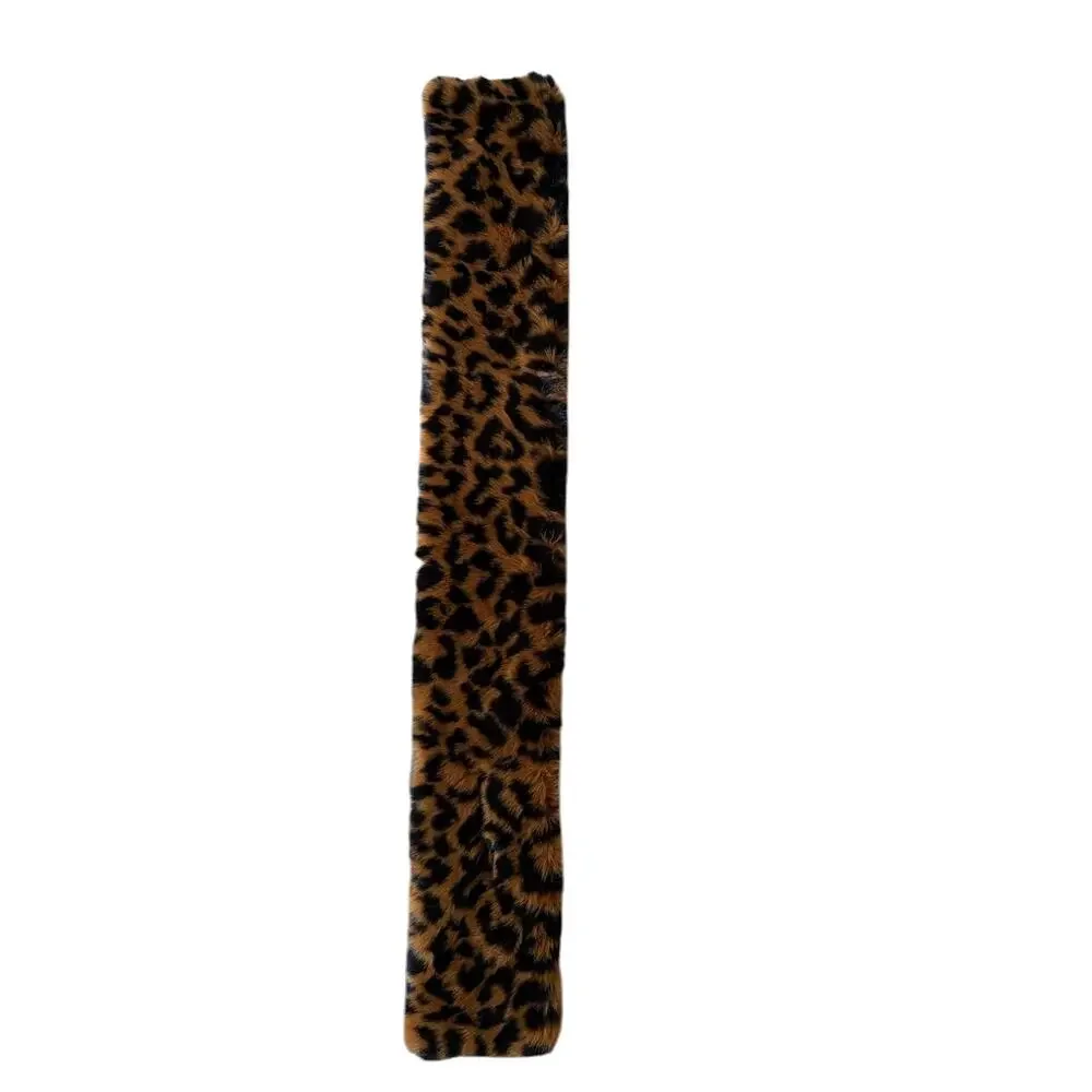 J.Crew Leopard Faux Fur Stole Animal Print Brown Black Scarf $79